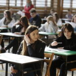 08.03.2018 Kielce. Zespół Szkół Przemysłu Spożywczego. Próbna matura / Jarosław Kubalski / Radio Kielce