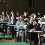 08.03.2018 Kielce. Zespół Szkół Przemysłu Spożywczego. Próbna matura / Jarosław Kubalski / Radio Kielce