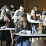 08.03.2018 Kielce. Zespół Szkół Przemysłu Spożywczego. Próbna matura / Jarosław Kubalski / Radio Kielce