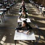 08.03.2018 Kielce. Zespół Szkół Przemysłu Spożywczego. Próbna matura / Jarosław Kubalski / Radio Kielce