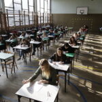 08.03.2018 Kielce. Zespół Szkół Przemysłu Spożywczego. Próbna matura / Jarosław Kubalski / Radio Kielce