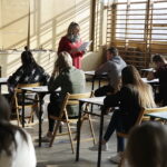 08.03.2018 Kielce. Zespół Szkół Przemysłu Spożywczego. Próbna matura / Jarosław Kubalski / Radio Kielce