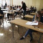 08.03.2018 Kielce. Zespół Szkół Przemysłu Spożywczego. Próbna matura / Jarosław Kubalski / Radio Kielce