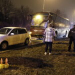 06.03.2018 Kielce. Ulica Jesionowa. Wypadek / Jarosław Kubalski / Radio Kielce