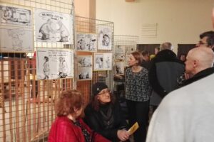 Wystawa rysunków satyrycznych i fotografii braci Religów / Emilia Sitarska / Radio Kielce