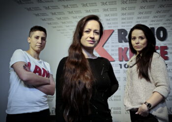 Pokolenie M. Katarzyna Prędotka, Klaudia Żelazna i Monika Miller / Marzena Mąkosa / Radio Kielce