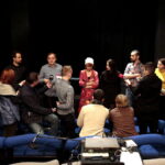 Konferencja dotycząca premiery spektaklu „Dwie wyspy” / Marzena Mąkosa / Radio Kielce