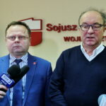 Konferencja SLD. Na zdjęciu: Andrzej Szejna, Włodzimierz Czarzasty / Marzena Mąkosa / Radio Kielce