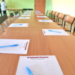 "Dyktando Gwarowe" zorganizowane przez Stowarzyszenie Przyjaciół Św. Katarzyny i Doliny Wilkowskiej oraz Urząd Miasta i Gminy Bodzentyn. / Marzena Mąkosa / Radio Kielce