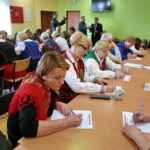 "Dyktando Gwarowe" zorganizowane przez Stowarzyszenie Przyjaciół Św. Katarzyny i Doliny Wilkowskiej oraz Urząd Miasta i Gminy Bodzentyn. / Marzena Mąkosa / Radio Kielce