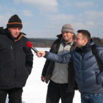 Wędkarze nad Zalewem Cedzyna / Marzena Mąkosa / Radio Kielce