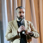 Festiwal Czytelniczy Literatury Faktu i Poezji "Wolność i Pokój". „Jerzy Trela czyta Herberta i Miłosza”. Na zdjęciu: Bogdan Białek / Marzena Mąkosa / Radio Kielce