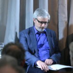 Festiwal Czytelniczy Literatury Faktu i Poezji "Wolność i Pokój". Pod klątwą. Portret społeczny pogromu kieleckiego” – premiera książki Joanny Tokarskiej-Bakir. Na zdjęciu: prof. Jacek Leociak / Marzena Mąkosa / Radio Kielce