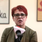 Spotkanie „Pracodawca Przyjazny Pracownikom". Na zdjęciu: Małgorzata Rybińska - zastępca dyrektora Szkoły Podstawowej nr 4 w Jędrzejowie / Marzena Mąkosa / Radio Kielce