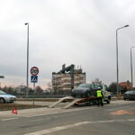 Wypadek w centrum Kielc na skrzyżowaniu ulic 1 Maja i Gosiewskiego / Marzena Mąkosa / Radio Kielce