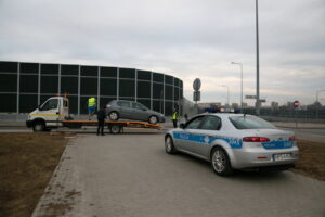 Wypadek w centrum Kielc na skrzyżowaniu ulic 1 Maja i Gosiewskiego / Marzena Mąkosa / Radio Kielce