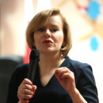 Spotkanie posłanki PiS, Anny Krupki z mieszkańcami Wolicy i okolic. Na zdjęciu: Anna Krupka - posłanka PiS / Marzena Mąkosa / Radio Kielce