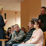 Spotkanie posłanki PiS, Anny Krupki z mieszkańcami Wolicy i okolic. Na zdjęciu: Anna Krupka - posłanka PiS / Marzena Mąkosa / Radio Kielce