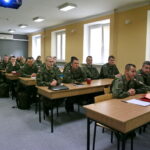 Szkolenie oficerów współpracy cywilno-wojskowej z całego kraju w Centrum Przygotowań do Misji Zagranicznych w Kielcach. / Marzena Mąkosa / Radio Kielce