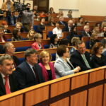 Spotkanie z Anną Zalewską - Minister Edukacji Narodowej. Inauguracja cyklu konferencji poświęconych edukacji zdrowotnej w szkole w Świętokrzyskim Urzędzie Wojewódzkim. / Marzena Mąkosa / Radio Kielce