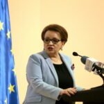 Spotkanie z Anną Zalewską - Minister Edukacji Narodowej. Inauguracja cyklu konferencji poświęconych edukacji zdrowotnej w szkole w Świętokrzyskim Urzędzie Wojewódzkim. Anna Zalewska - Minister Edukacji Narodowej / Marzena Mąkosa / Radio Kielce