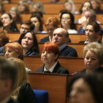 Spotkanie z Anną Zalewską - Minister Edukacji Narodowej. Inauguracja cyklu konferencji poświęconych edukacji zdrowotnej w szkole w Świętokrzyskim Urzędzie Wojewódzkim. / Marzena Mąkosa / Radio Kielce