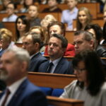 Spotkanie z Anną Zalewską - Minister Edukacji Narodowej. Inauguracja cyklu konferencji poświęconych edukacji zdrowotnej w szkole w Świętokrzyskim Urzędzie Wojewódzkim. / Marzena Mąkosa / Radio Kielce