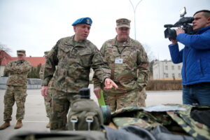 Amerykańscy żołnierze w Centrum Przygotowań do Misji Zagranicznych w Kielcach / Marzena Mąkosa / Radio Kielce