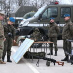 Amerykańscy żołnierze w Centrum Przygotowań do Misji Zagranicznych w Kielcach / Marzena Mąkosa / Radio Kielce