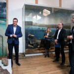 Podpisanie umowy w Centrum Geoedukacji na rozbudowę infrastruktury turystycznej na Kadzielni i Wietrzni a także budowę oczek wodnych w Ogrodzie Botanicznym. / Marzena Mąkosa / Radio Kielce