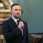 "Umebluj swój samorząd" - cykl spotkań w ramach konsultacji programu wyborczego dla Kielc. Na zdjęciu: Michał Piasecki / Marzena Mąkosa / Radio Kielce