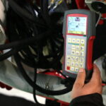 Ruszyły Targi Agrotech. Siewnik pneumatyczny / Marzena Mąkosa / Radio Kielce