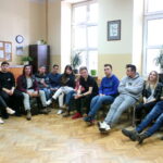 Projekt "Zachować pamięć" - młodzież z Izraela w Zespole Szkół Katolickich Diecezji Kieleckiej w Kielcach / Marzena Mąkosa / Radio Kielce