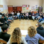 Projekt "Zachować pamięć" - młodzież z Izraela w Zespole Szkół Katolickich Diecezji Kieleckiej w Kielcach / Marzena Mąkosa / Radio Kielce