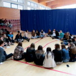 Projekt "Zachować pamięć" - młodzież z Izraela w Zespole Szkół Katolickich Diecezji Kieleckiej w Kielcach / Marzena Mąkosa / Radio Kielce