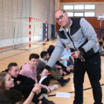 Projekt "Zachować pamięć" - młodzież z Izraela w Zespole Szkół Katolickich Diecezji Kieleckiej w Kielcach / Marzena Mąkosa / Radio Kielce