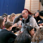 Projekt "Zachować pamięć" - młodzież z Izraela w Zespole Szkół Katolickich Diecezji Kieleckiej w Kielcach / Marzena Mąkosa / Radio Kielce