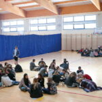 Projekt "Zachować pamięć" - młodzież z Izraela w Zespole Szkół Katolickich Diecezji Kieleckiej w Kielcach / Marzena Mąkosa / Radio Kielce