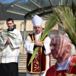 Niedziela Palmowa w Bazylice Katedralnej. Na zdjęciu: biskup Jan Piotrowski / Marzena Mąkosa / Radio Kielce