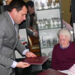 Jubileusz setnych urodzin Franciszki Ślusarz / Grażyna Szlęzak-Wójcik / Radio Kielce