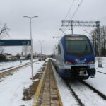 19.03.2018 Suchedniów. Dworzec PKP. Pociąg Intercity / Robert Felczak / Radio Kielce
