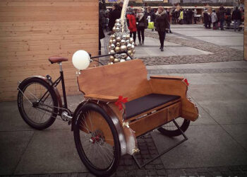 Riksza z pracowni Sebastiana Majewskiego / Fot. Facebook/BBS Bike