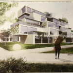 27.03.2018 Kielce. Politechnika Świętokrzyska. Wystawa najlepszych prac dyplomowych architektów. Rewitalizacja terenów kieleckiej fabryki SHL / Jarosław Kubalski / Radio Kielce