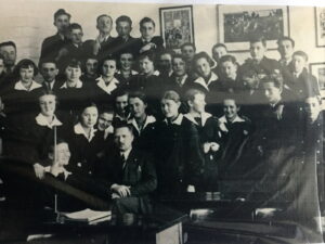 Zdjęcie klasowe Antoniego Bogdana Żala i Samuela Ledermana / Archiwum / rodziny Żalów
