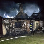 Pożar domu w Sędziszowicach / KP PSP w Kazimierzy Wielkiej