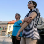 Minister Kultury i Dziedzictwa Narodowego Piotr Gliński spotkał się z mieszkańcami Wiślicy / Kamil Włosowicz / Radio Kielce