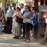 Minister Kultury i Dziedzictwa Narodowego Piotr Gliński spotkał się z mieszkańcami Wiślicy / Kamil Włosowicz / Radio Kielce