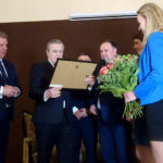 Minister Kultury i Dziedzictwa Narodowego Piotr Gliński spotkał się z mieszkańcami Sandomierza / Kamil Włosowicz / Radio Kielce