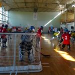 Jędrzejów. Świętokrzyski Turniej Hokeja Halowego Olimpiad Specjalnych / Ewa Pociejowska - Gawęda / Radio Kielce