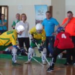 Jędrzejów. Świętokrzyski Turniej Hokeja Halowego Olimpiad Specjalnych / Ewa Pociejowska - Gawęda / Radio Kielce